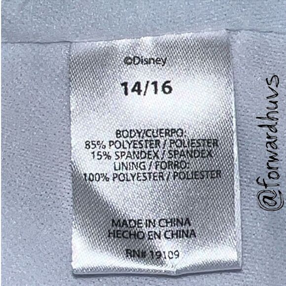 Disney Lilo & Stitch Big Girls UPF 50+ One Piece Bathing Suit Size 14/16 - Picture 10 of 11